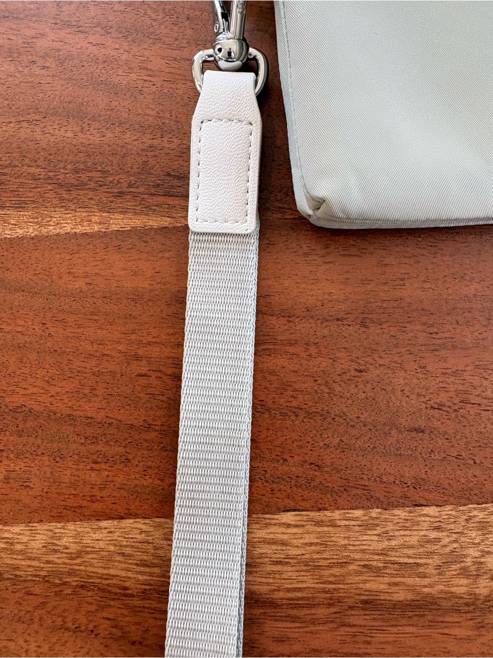 lululemon athletica cream Wristlet Clutch with Strap - Picture 3 of 7